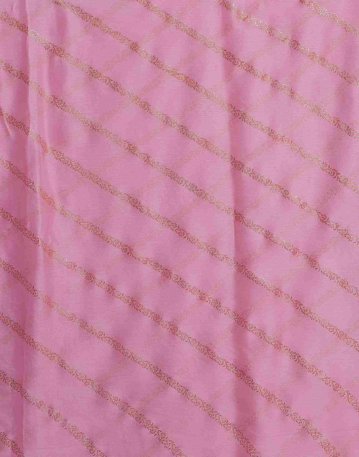 Light Pink Chiffon Plain Saree