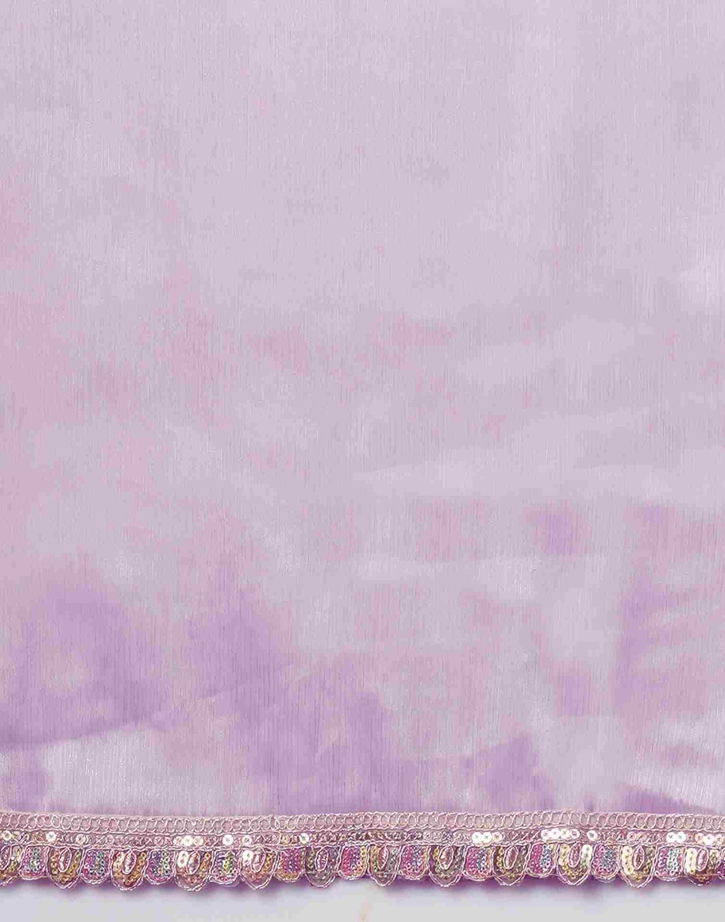 Purple Chiffon Plain Jimmy Choo Saree