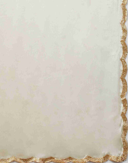 Dusty Olive Green Chiffon Plain Jimmy Choo Saree