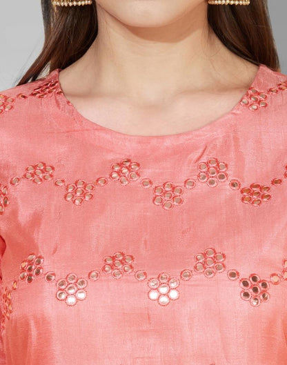 Pastel Kurti With Sharara And Dupatta | Leemboodi