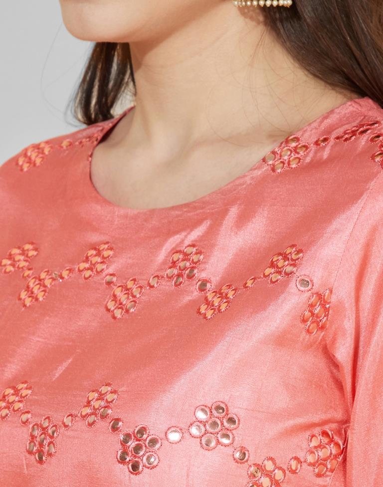 Pastel Kurti With Sharara And Dupatta | Leemboodi