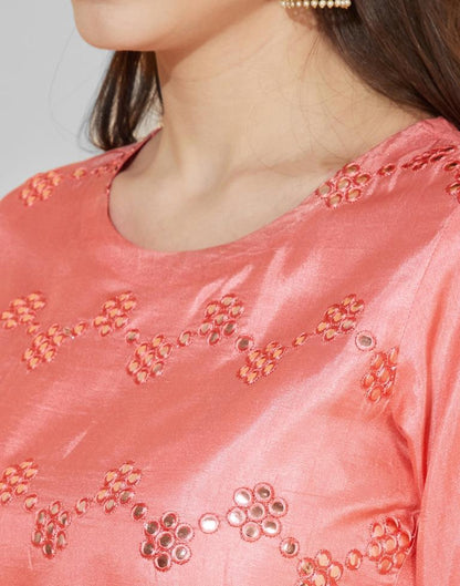 Pastel Kurti With Sharara And Dupatta | Leemboodi