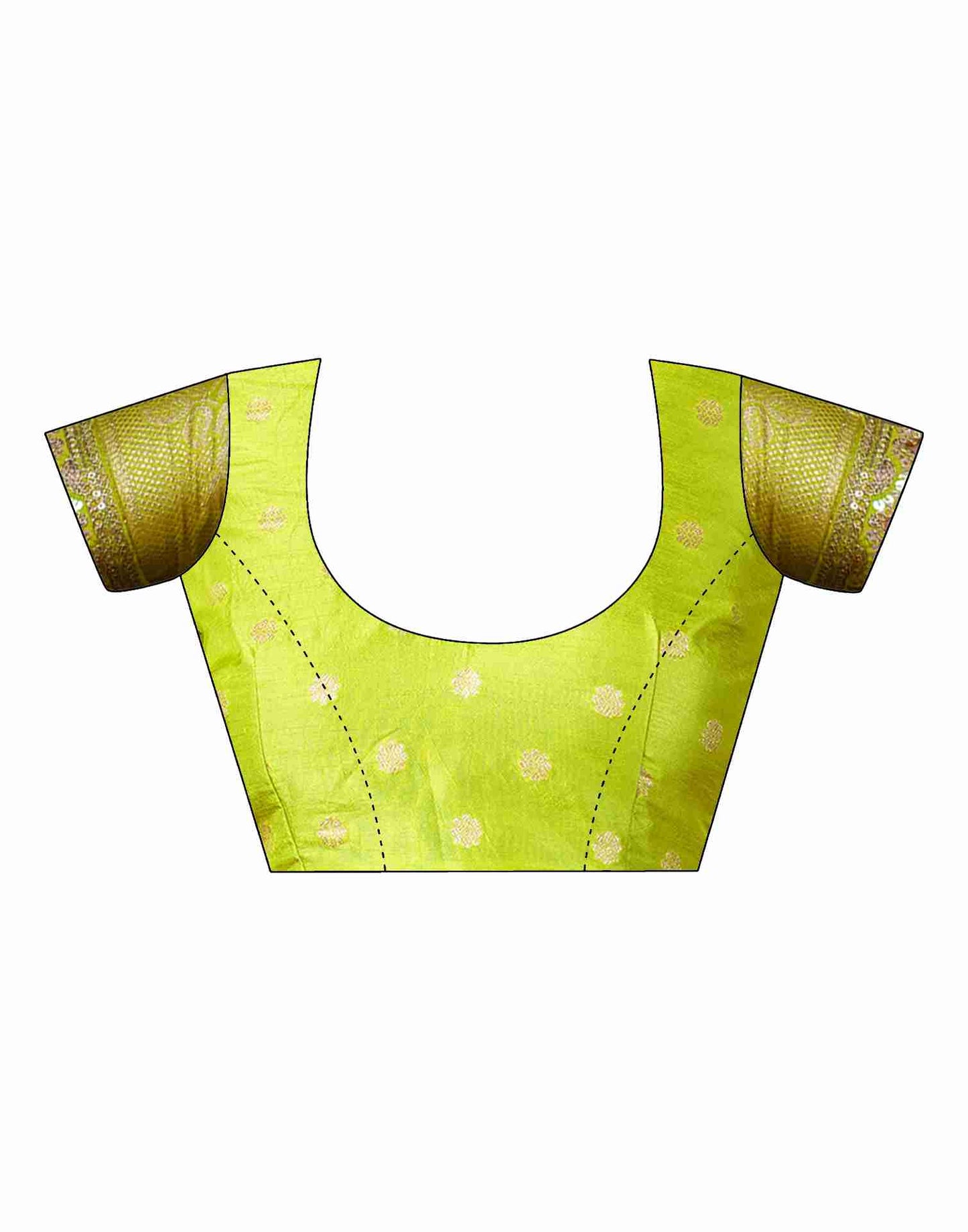 Deep Violet Silk Plain Banarasi Saree