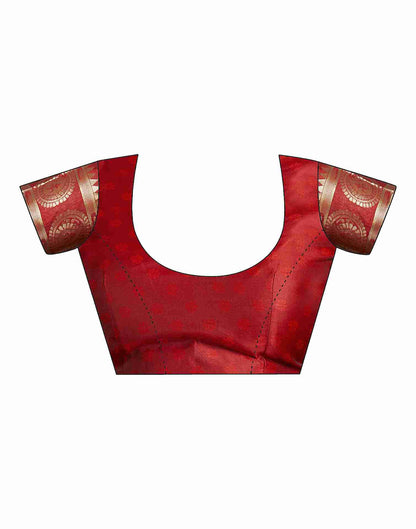 Navy Blue Silk Woven Paithani Saree