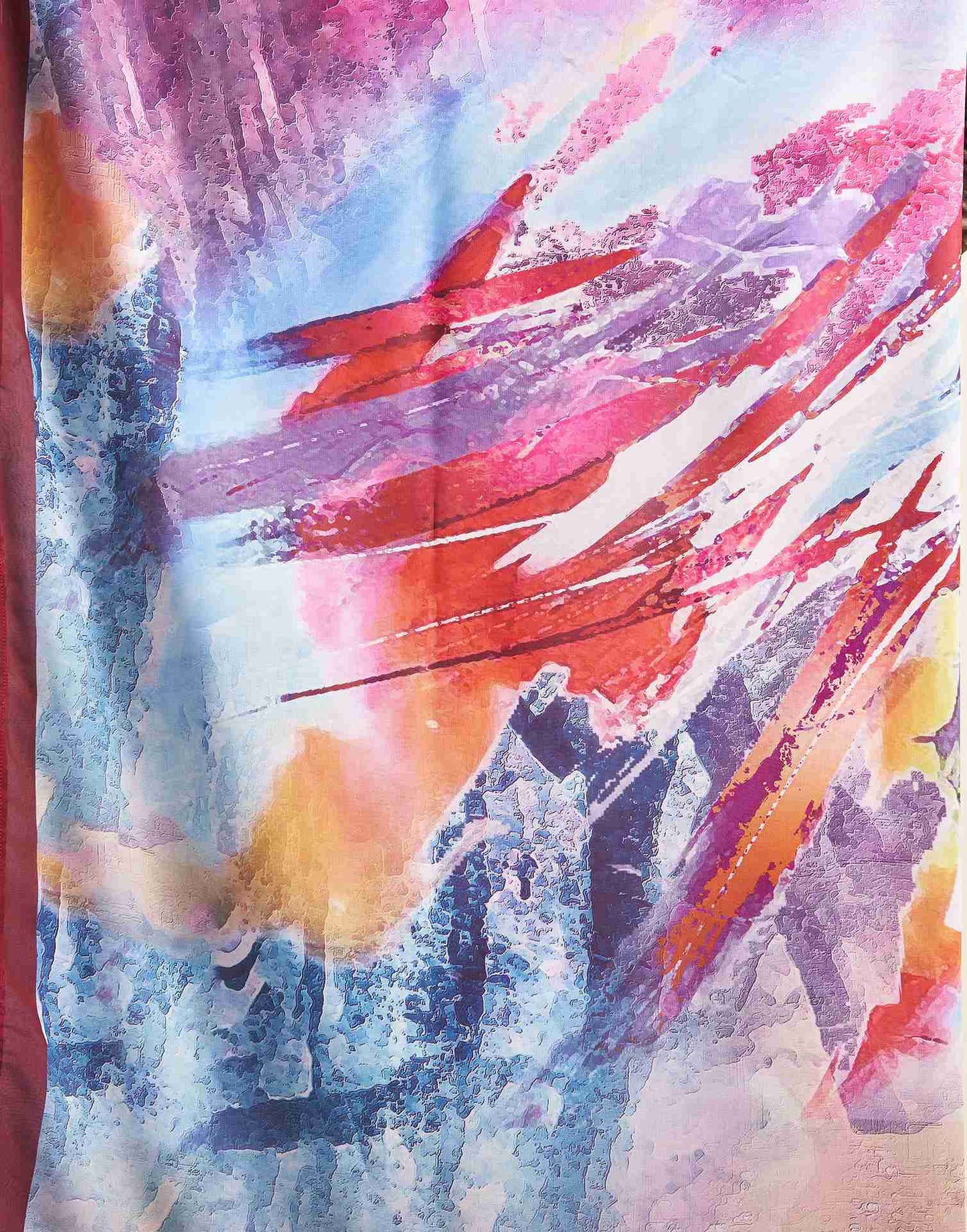 Multi Georgette Printed Saree