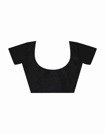 White Chiffon Printed Saree