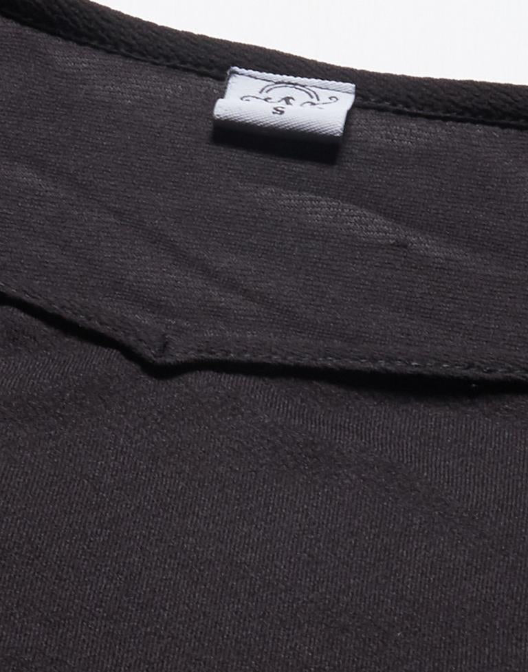 Black Puff Sleeve Bodycon | Sudathi