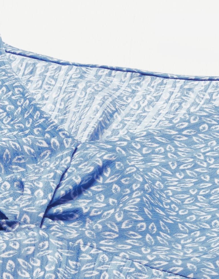 Light Blue knot Dress | Leemboodi