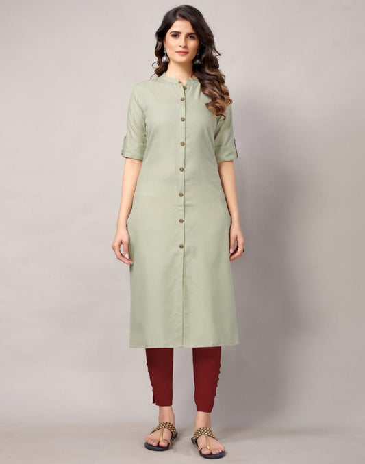 Beige Dyed Kurti | Sudathi