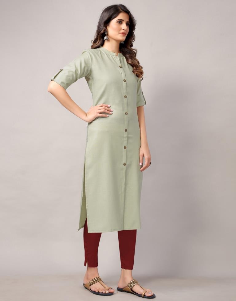 Beige Dyed Kurti | Sudathi