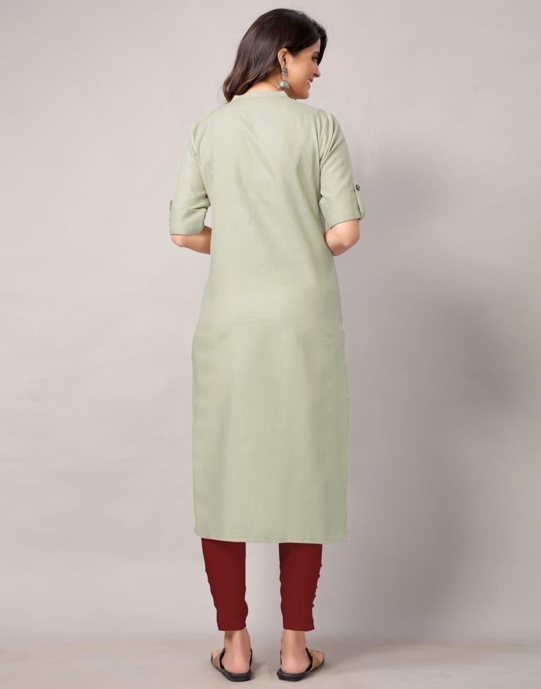 Beige Dyed Kurti | Sudathi