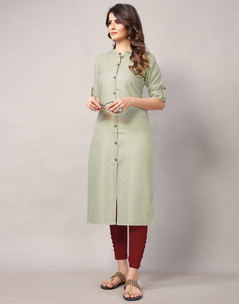 Beige Dyed Kurti | Sudathi