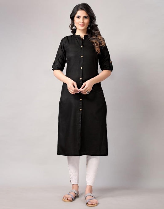 Black Dyed Kurti | Leemboodi