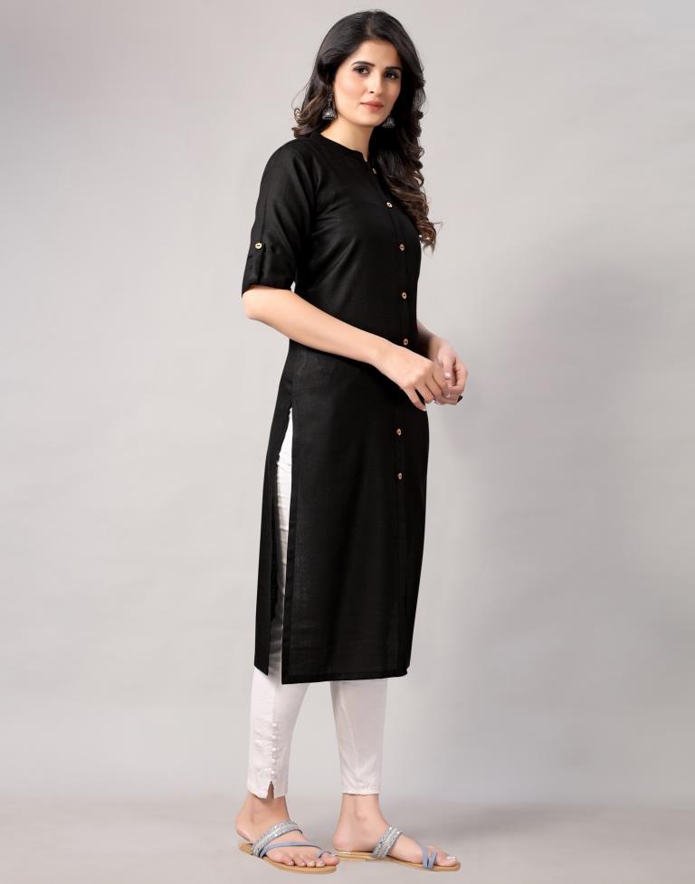 Black Dyed Kurti | Leemboodi