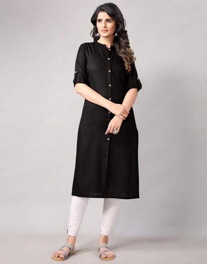 Black Dyed Kurti | Leemboodi