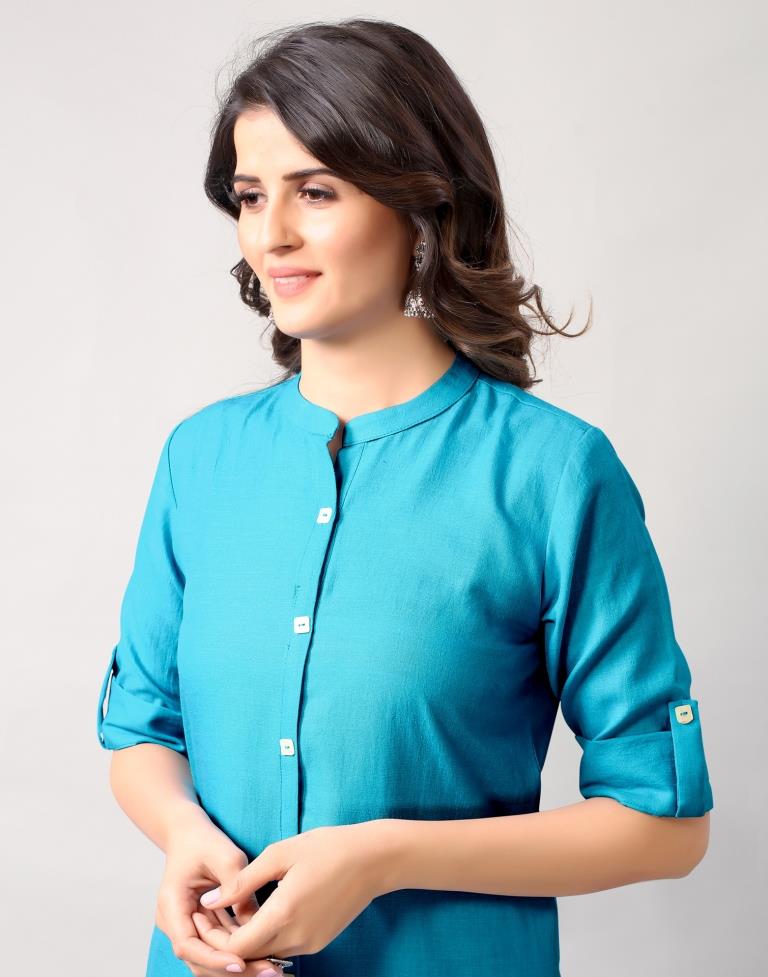 Blue Dyed Kurti | Sudathi