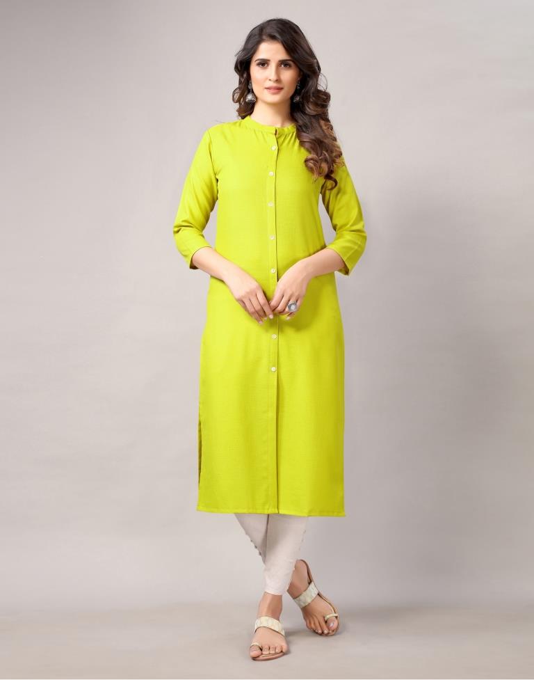 Green Dyed Kurti | Leemboodi