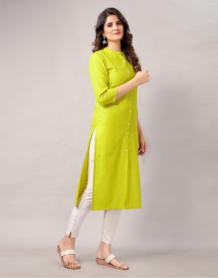Green Dyed Kurti | Leemboodi