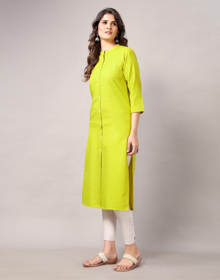Green Dyed Kurti | Leemboodi