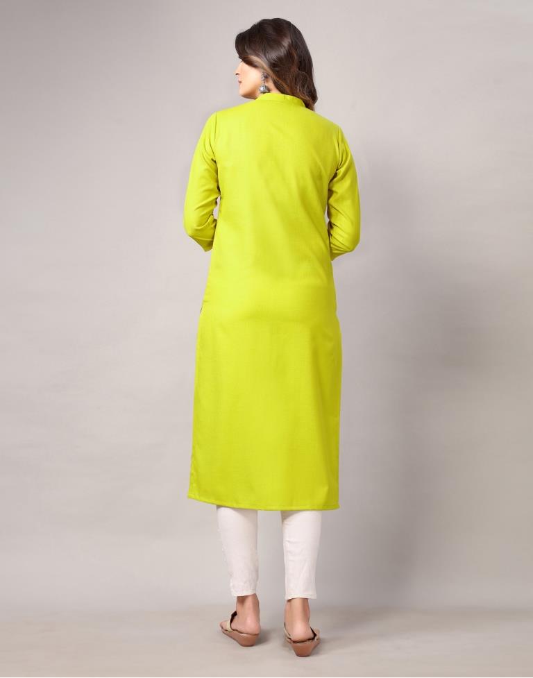 Green Dyed Kurti | Leemboodi