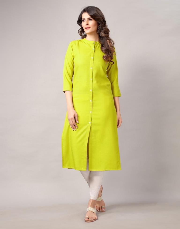 Green Dyed Kurti | Leemboodi