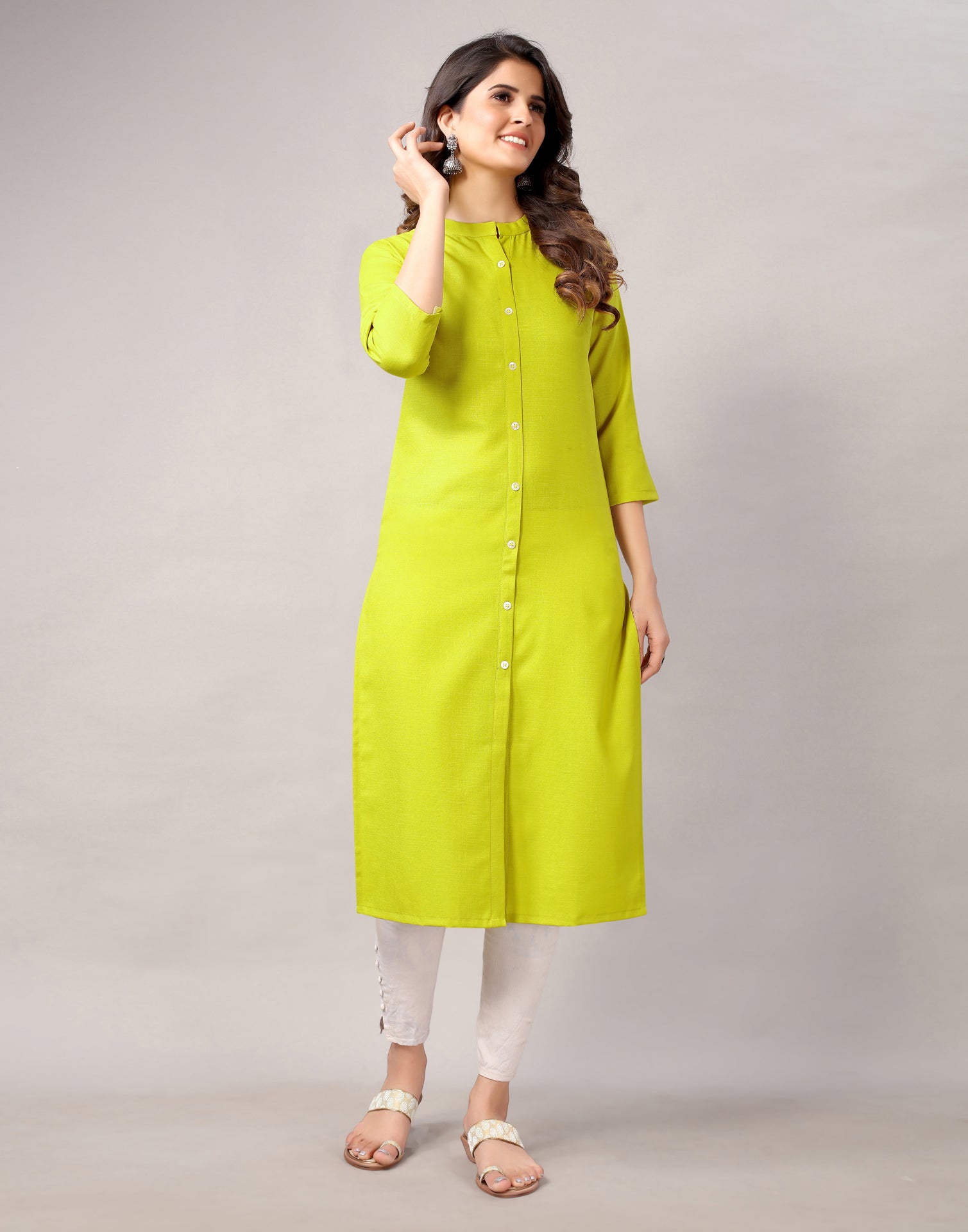 Green Dyed Kurti | Leemboodi