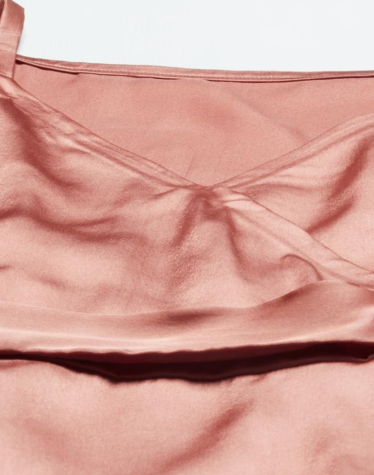Rust Satin Cami Top | Leemboodi