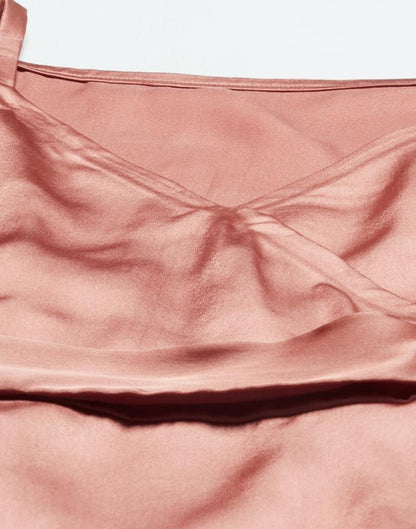 Rust Satin Cami Top | Leemboodi