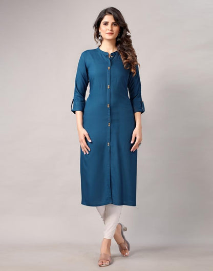 Teal Dyed Kurti | Sudathi