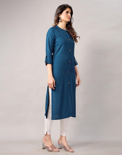 Teal Dyed Kurti | Sudathi