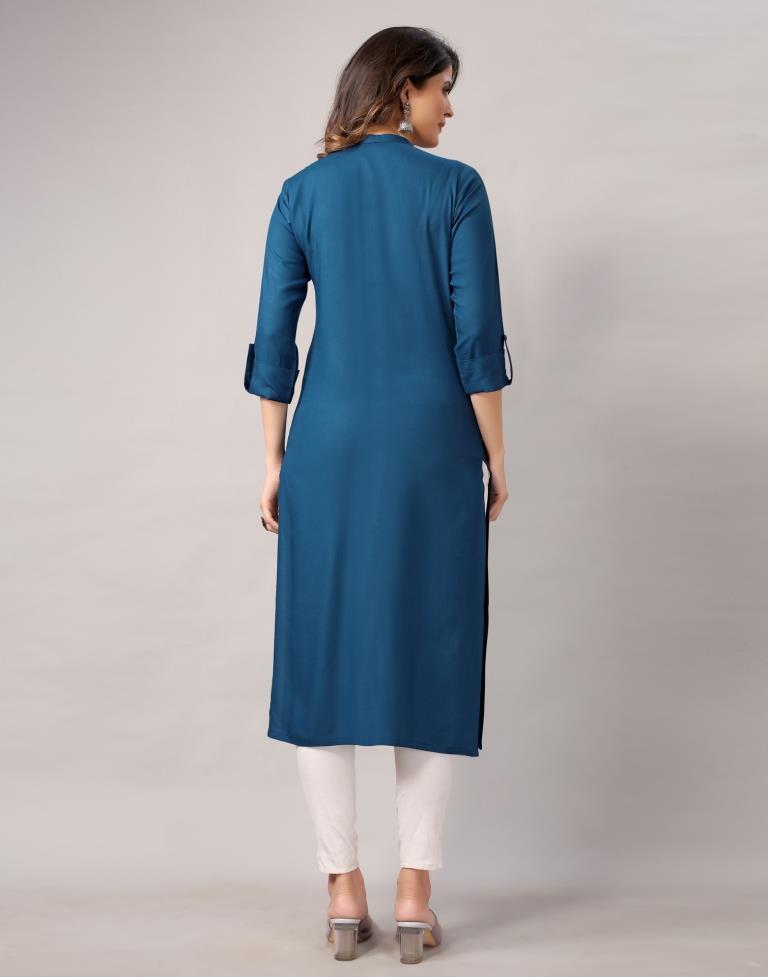 Teal Dyed Kurti | Sudathi