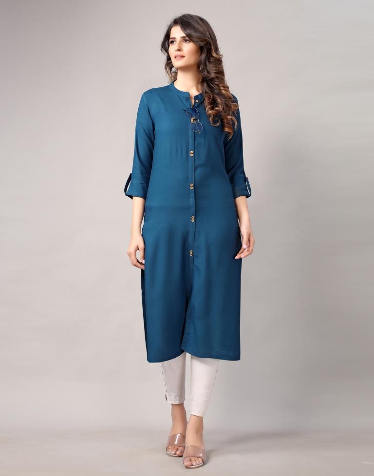 Teal Dyed Kurti | Sudathi