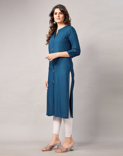 Teal Dyed Kurti | Sudathi