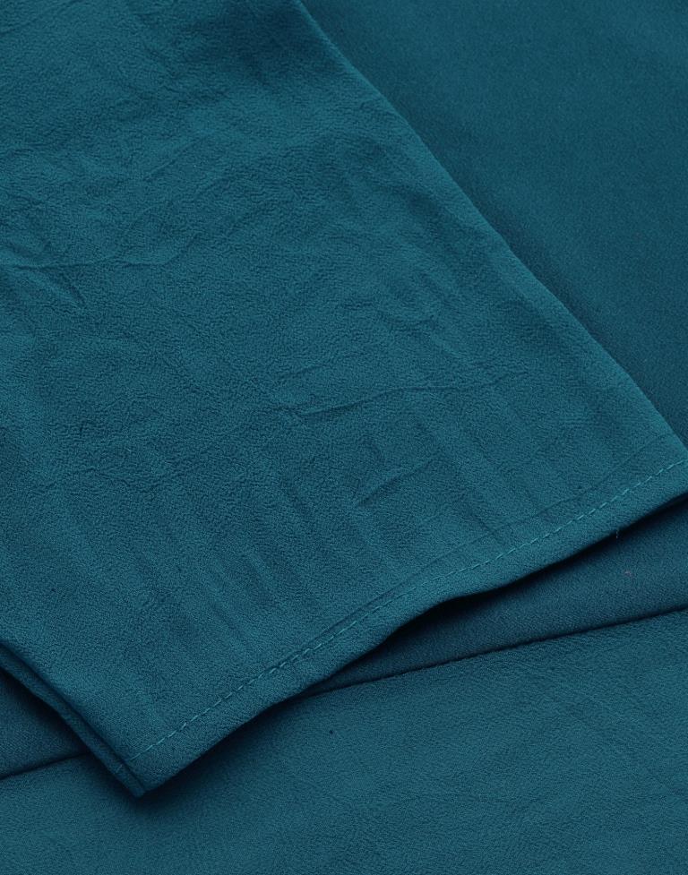 Teal Solid Kurti | Sudathi