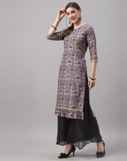 Multicoloured Printed Kurti | Leemboodi