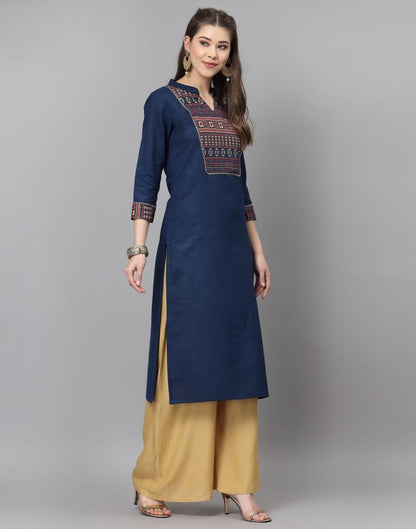 Teal Printed Kurti | Sudathi