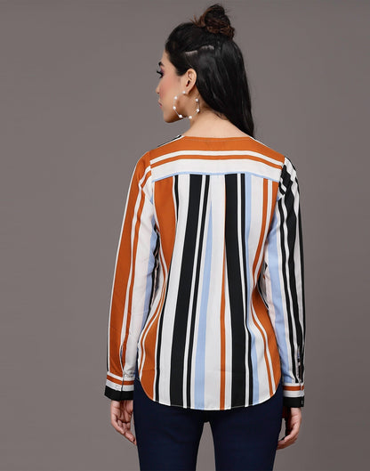 Multicoloured Striped Top | Sudathi