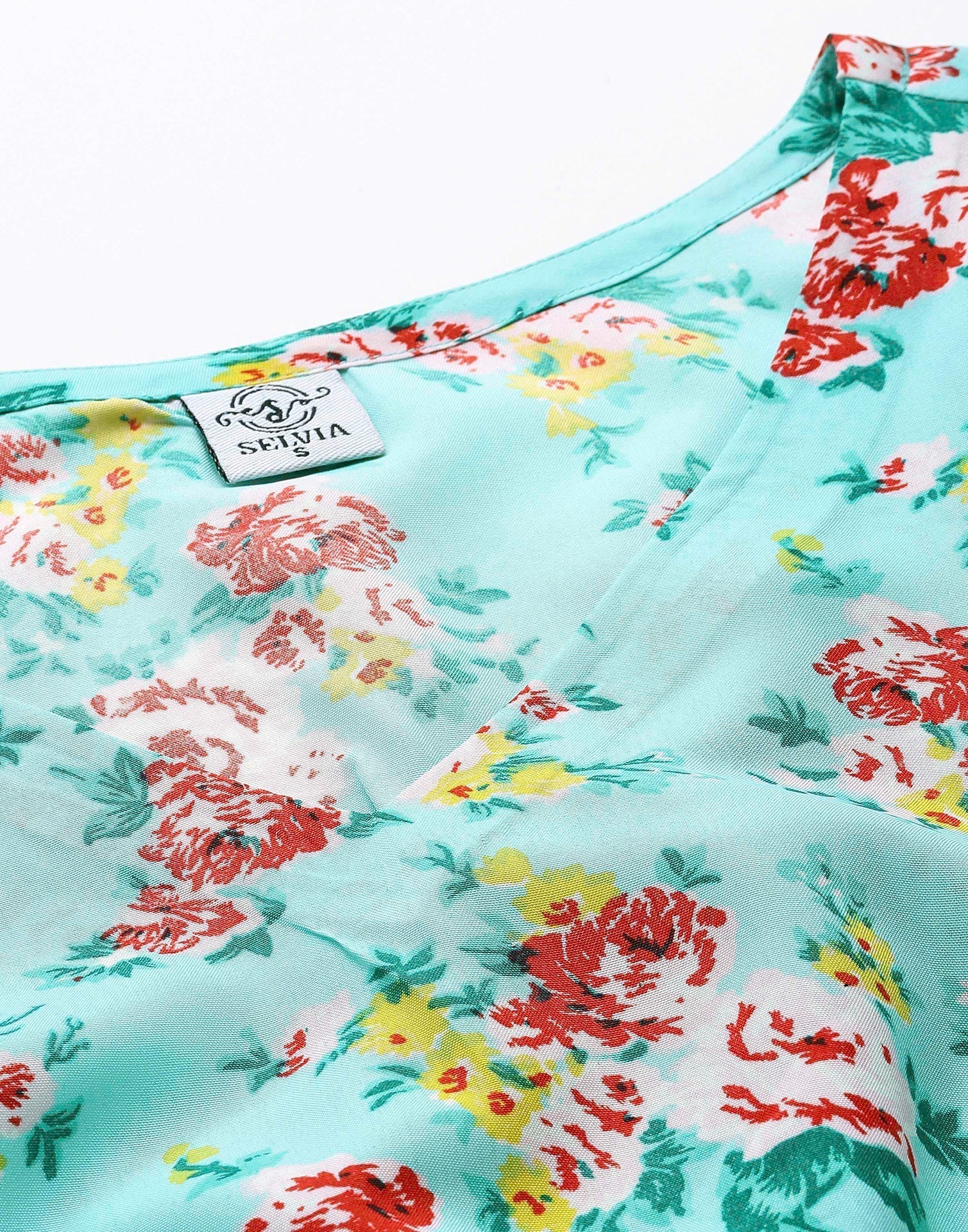 Blue Smocked Dress | Sudathi