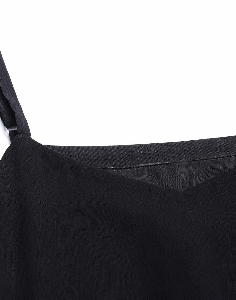 Black Tiered Maxi Dress | Sudathi