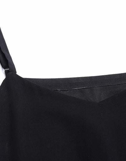 Black Tiered Maxi Dress | Sudathi