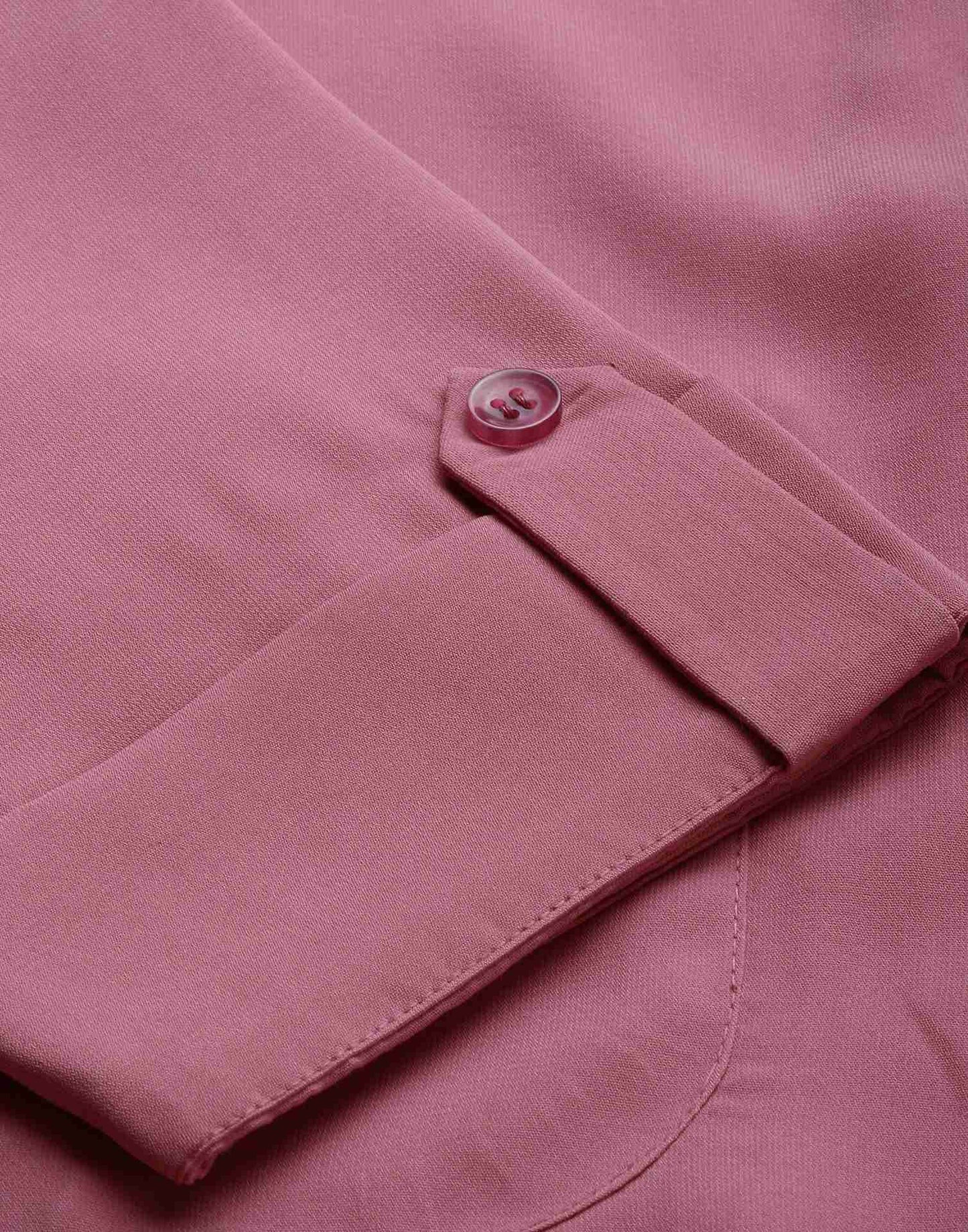 Pink Polyester Plain Top