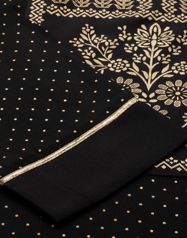 Black Printed Kurti | Sudathi
