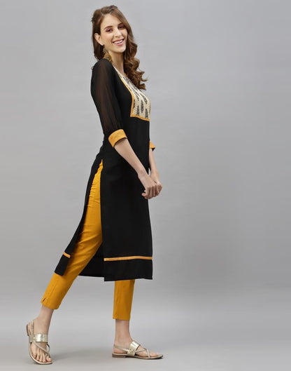 Black Printed Kurti | Sudathi