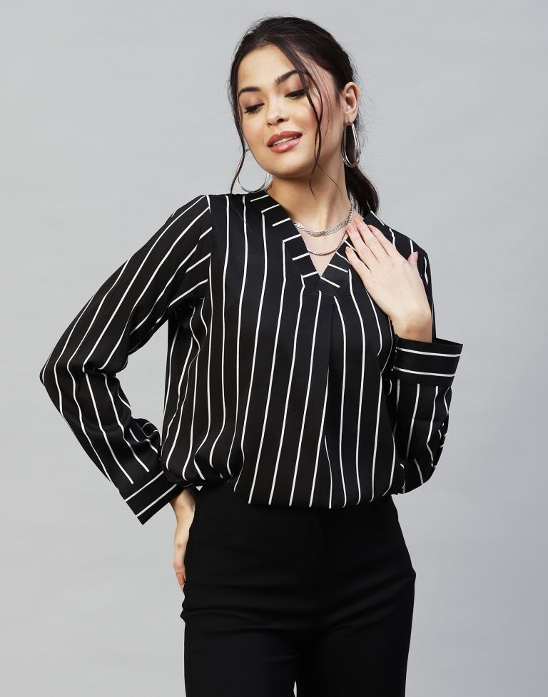 Black Stripes Shirt | Sudathi