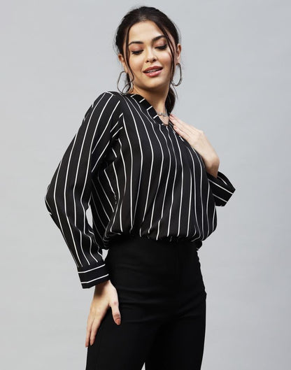 Black Stripes Shirt | Sudathi