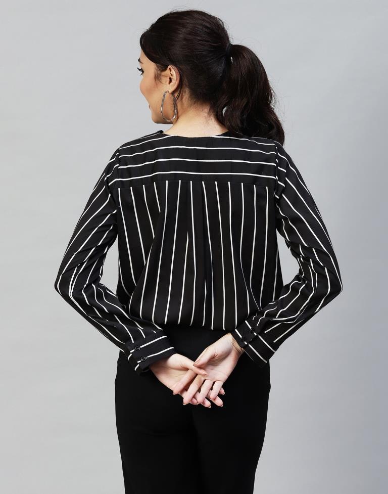 Black Stripes Shirt | Sudathi