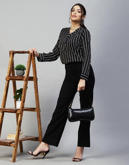 Black Stripes Shirt | Sudathi