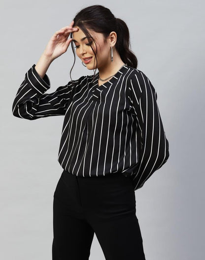 Black Stripes Shirt | Sudathi