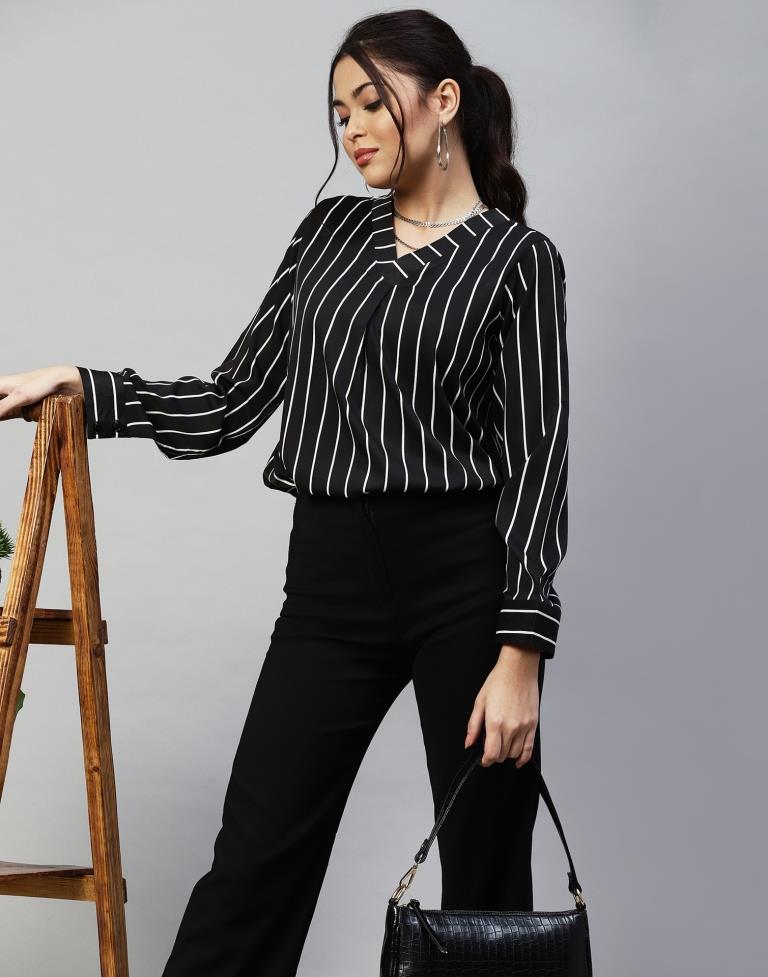 Black Stripes Shirt | Sudathi