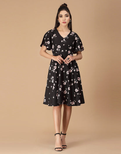 Black A-Line Dress | Sudathi